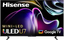Hisense - 75" Class U7 Series Mini-LED QLED 4K UHD Smart Google TV