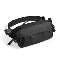 tomtoc - Wander-T26 X-Pac Sling Bag, Heavy Duty Tactical Crossbody Carry Chest Bag, Compatible mit Steck Deck OLED, ASUS ROG Ally - Black - Front_Zoom