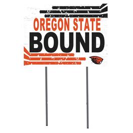 Jardine - Oregon State Beavers 18'' x 24'' Bound Yard Sign - White