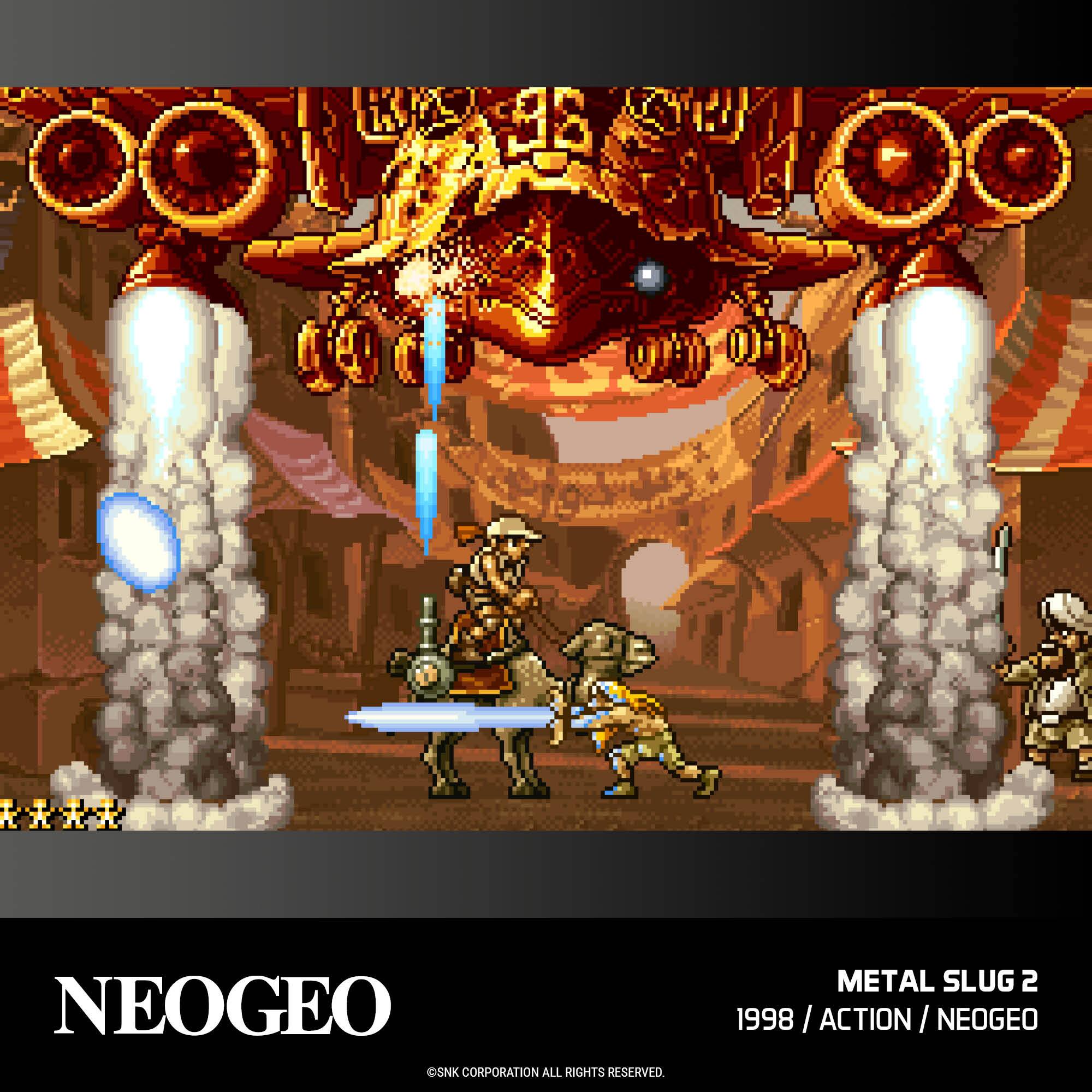 METAL SLUG 2  
NEOGEO  
1998 / ACTION / NEOGEO  
SNK CORPORATION ALL RIGHTS RESERVED