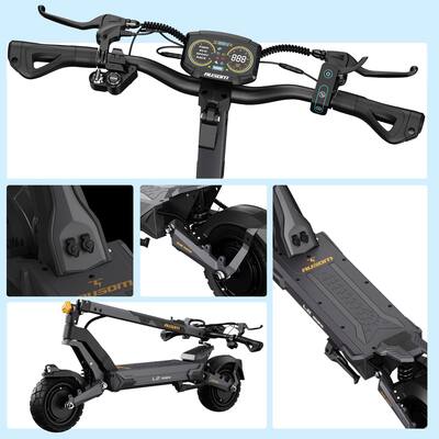 Ausom L2 Max Foldable Electric Scooter w/ 56 mi Max Operating Ausom L2 Max Foldable Electric Scooter w/ 56 mi Max Operating