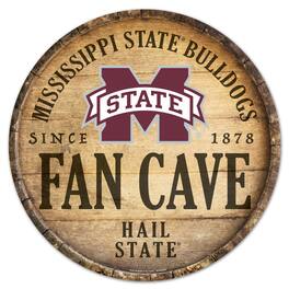 WinCraft - Mississippi State Bulldogs 14'' Circular Wood Sign - Multicolor