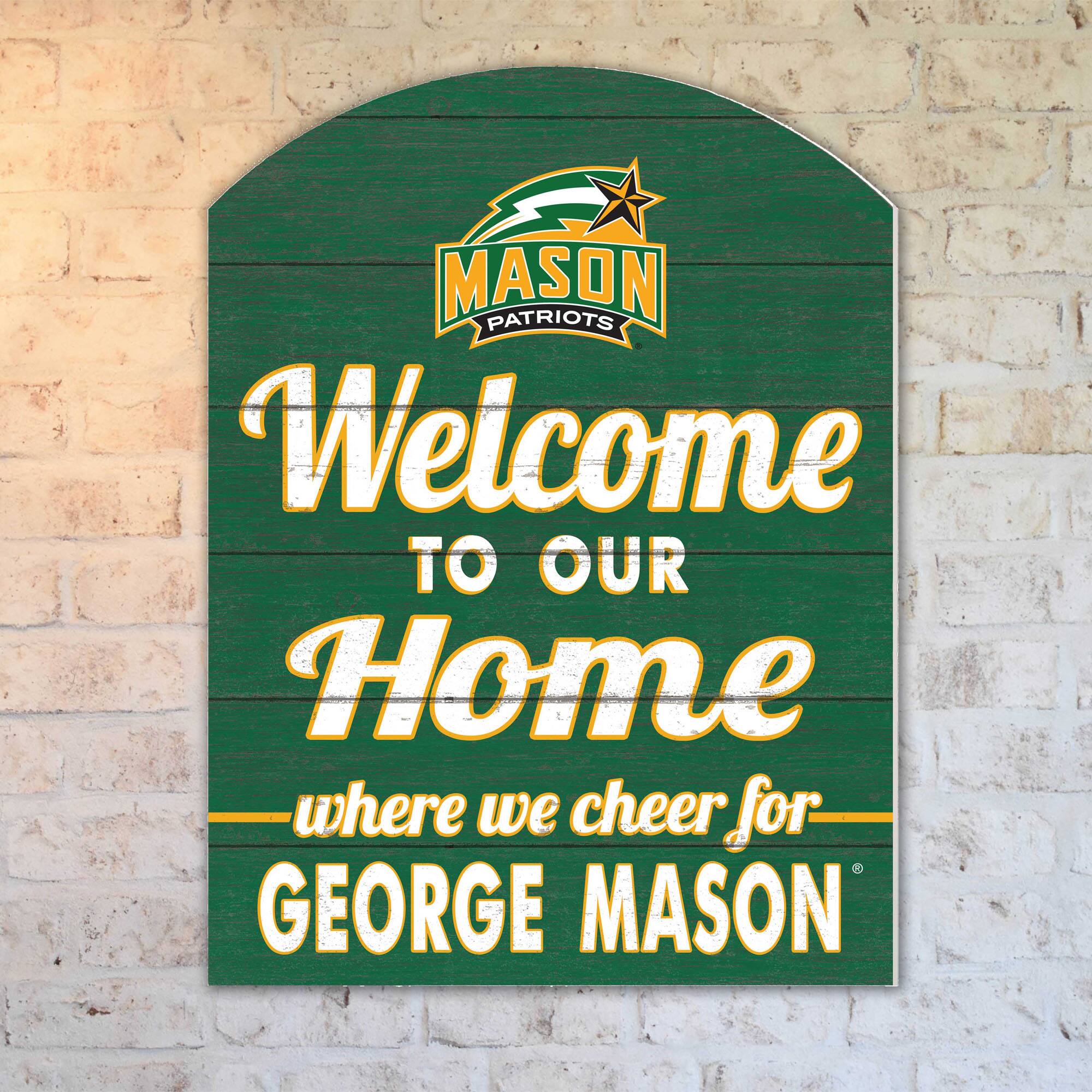 MASON PATRIOTS  
Welcome to our Home  
where we cheer for GEORGE MASON