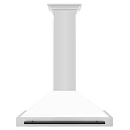 ZLINE Autograph Edition - 36 inches - Externally Vented - Wall Range Hood - White Matte