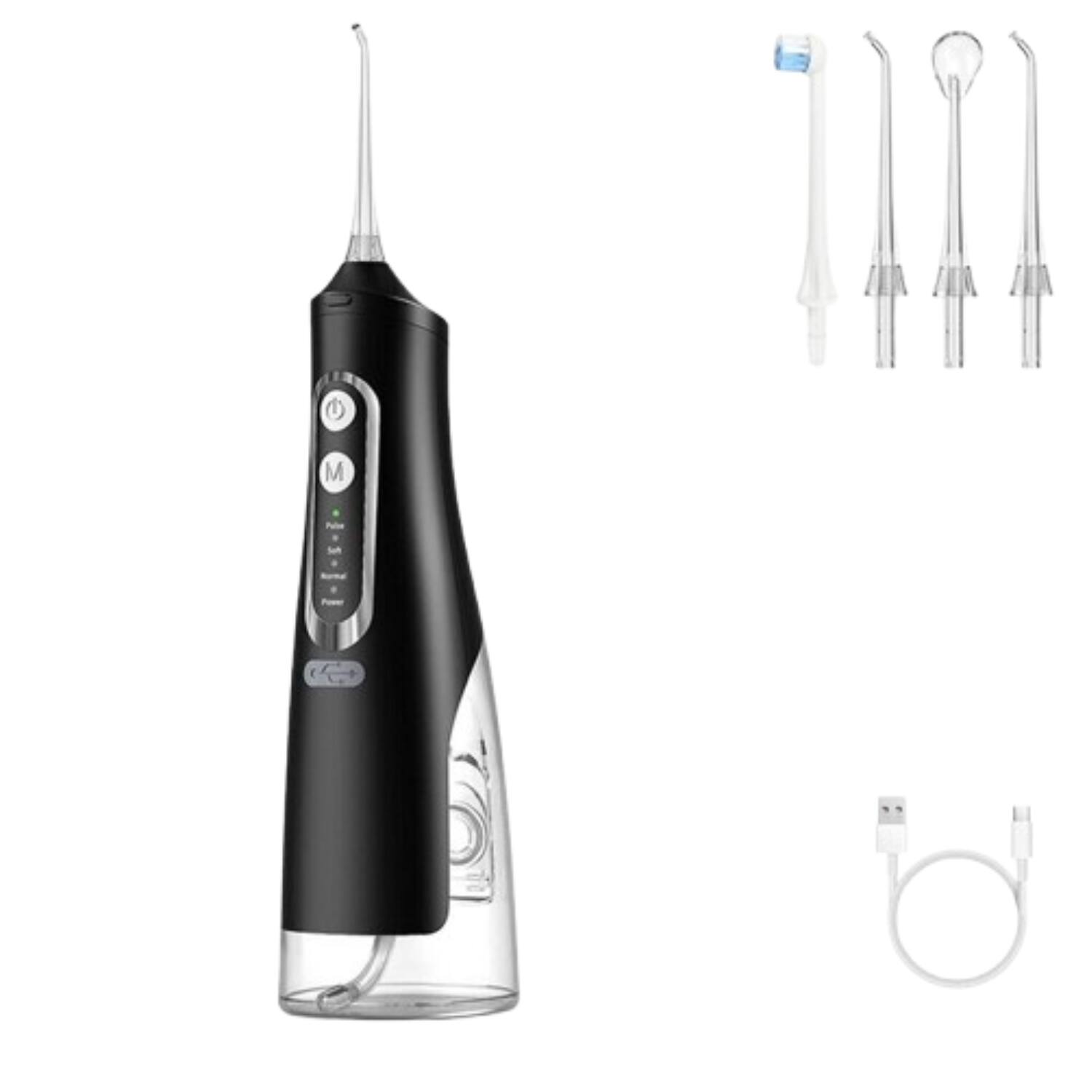 Front. Stock Preferred - Cordless Water Flosser Rechargeable Portable Oral Irrigator for Teeth Cleaning.