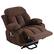 Alt View 7. GOODSILO - Power Lift Recliner Chair with Heat & Massage, Electric Fabric Recliner for Elderly with USB Port & Remote - Brown.