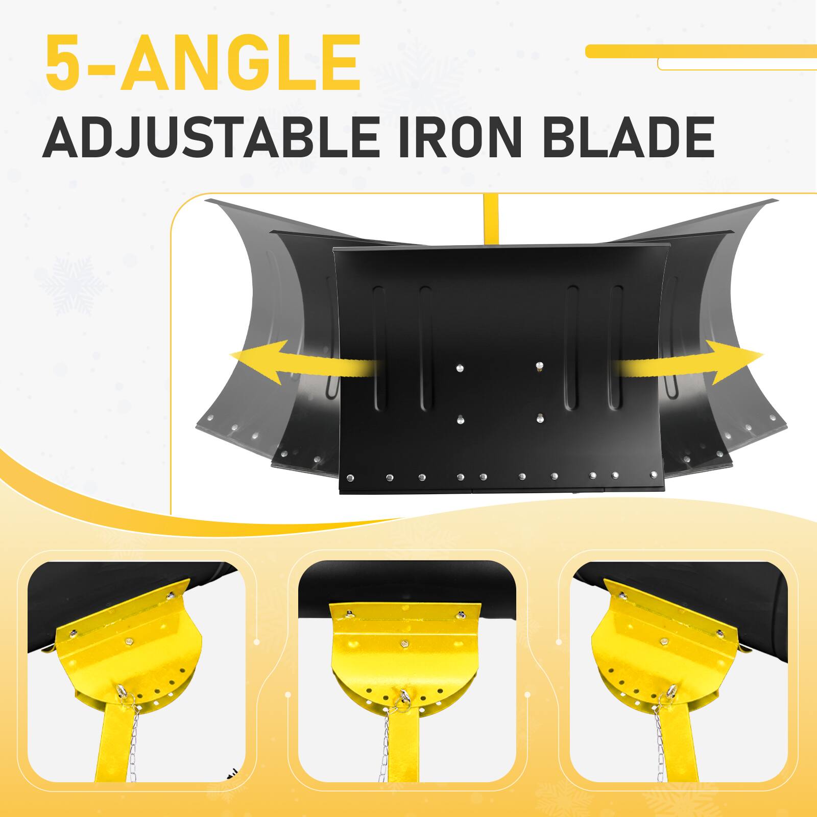 5-ANGLE ADJUSTABLE IRON BLADE