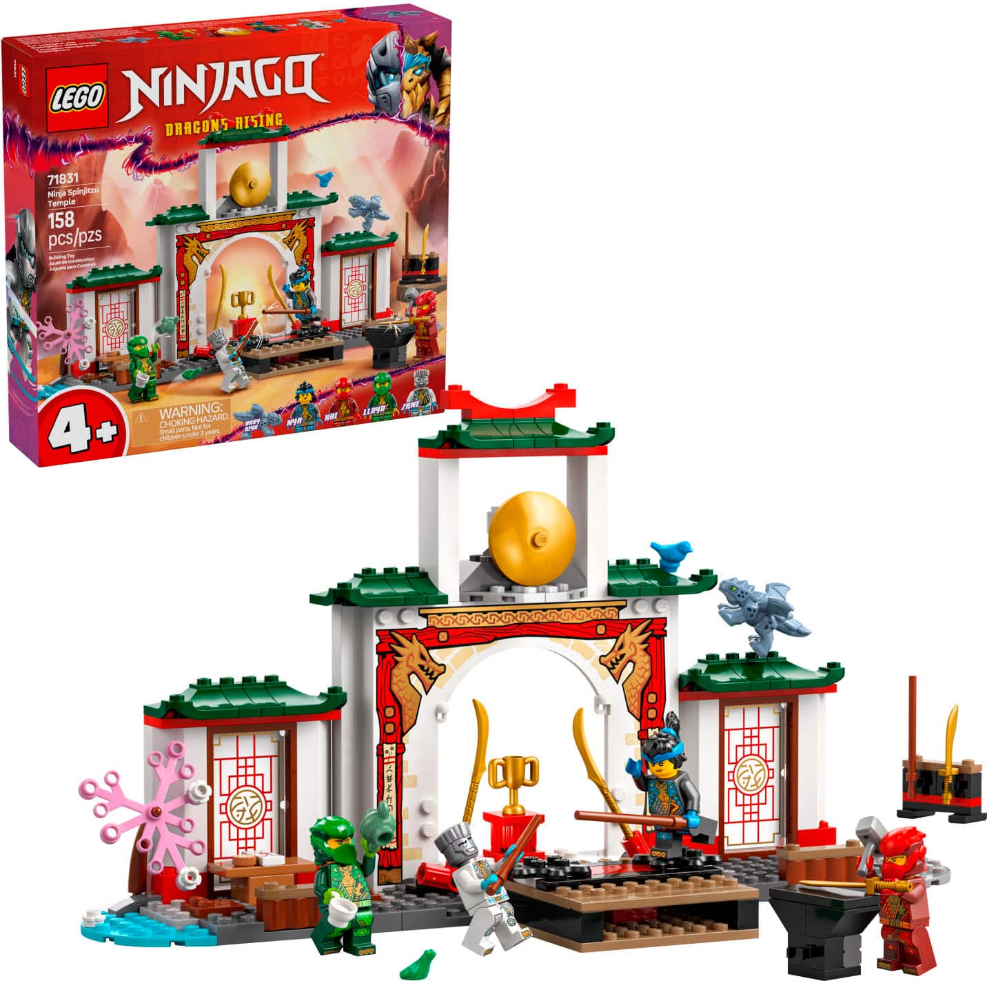 LEGO - NINJAGO Ninja Spinjitzu Temple Building Toy 71831 - Front_Zoom
