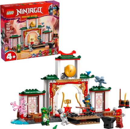LEGO NINJAGO RISING DRACONS 71831 Ninja Spinjtag Temple 158 pcs/pzs Sts - - - - - - 5 1:0 # WARNING: CHOKINGHAZARD CHOKING 4+ SAFETY INSTRUCTIONS POF - - LLEVO JEN
