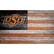 Front. Fan Creations - Oklahoma State Cowboys 11'' x 19'' Distressed Flag Sign - Multicolor.