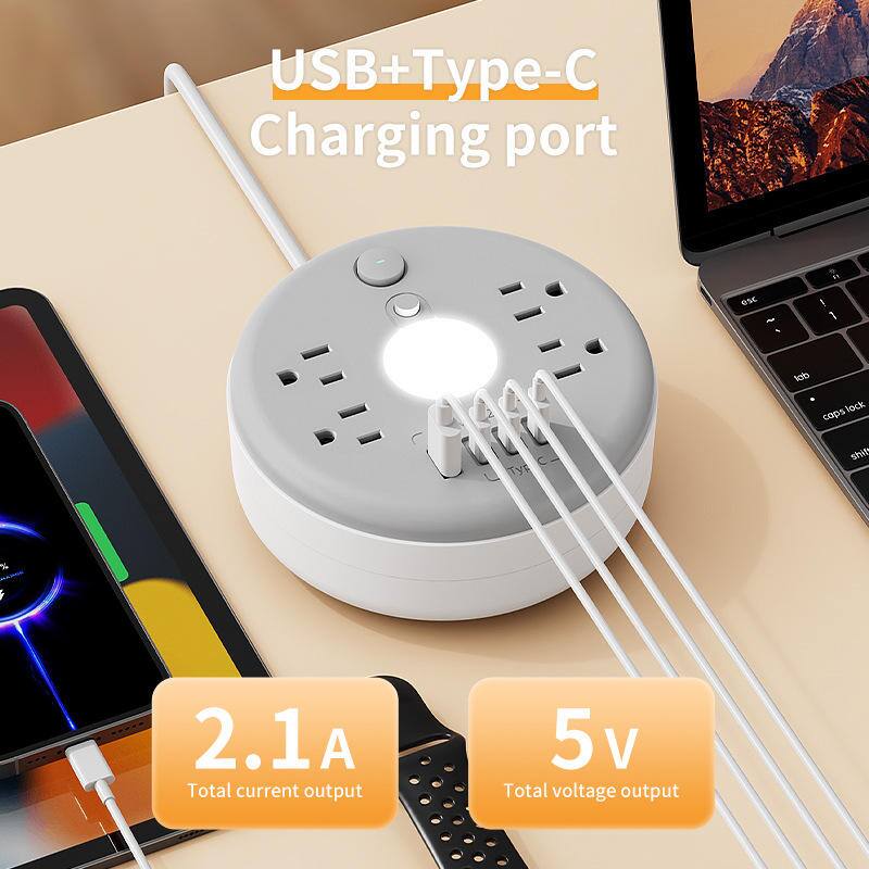 USB+Type-C Charging port

2.1A Total current output

5v Total voltage output