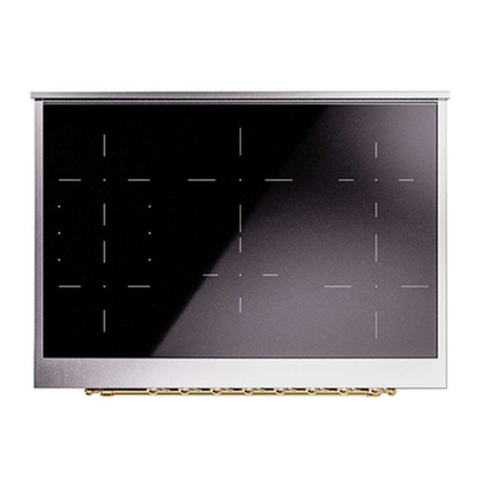 Alt View 5. ILVE - ILVE Nostalgie II 36 inch Induction Range with 5 Induction Elements (Midnight Blue) - Midnight Blue.