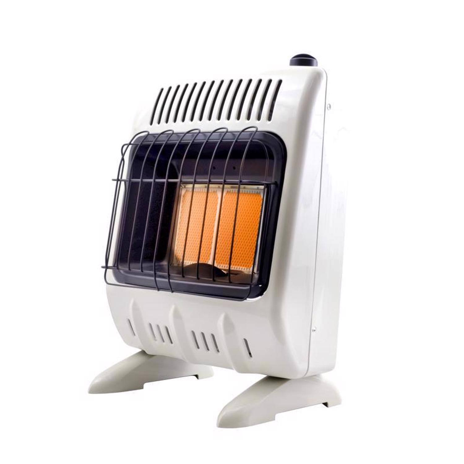 Front. Mr. Heater - Mr. Heater Comfort Collection 10000 Btu/h 300 sq ft Radiant Natural Gas/Liquid Propane Heater.