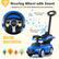 Steering Wheel with Sound
Require 2 x 1.5V AAA Batteries (not included)
Steer 16° Left and Right
01 Horn
02 Engine Sound
Steer 16° Left and Right