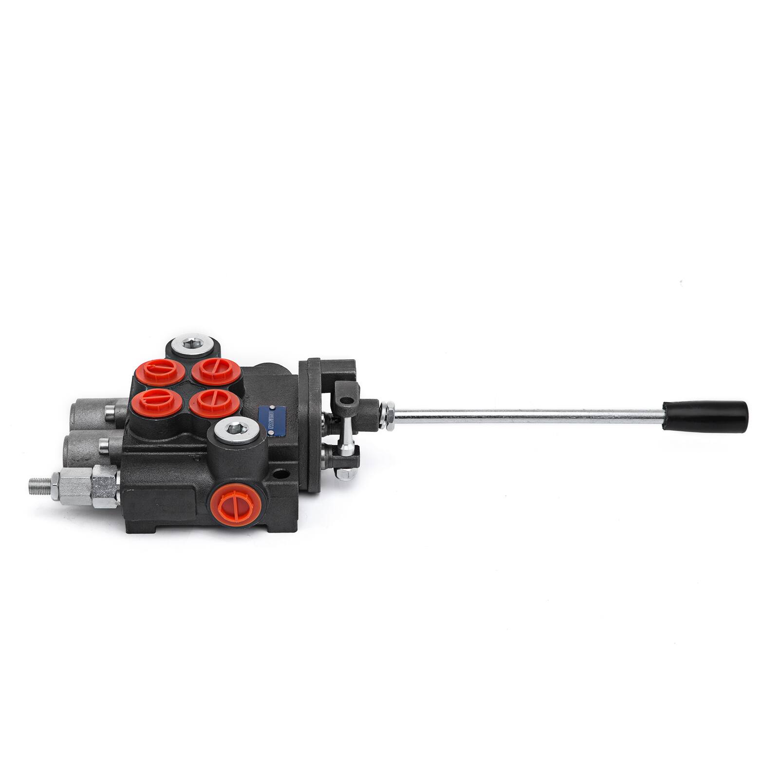Alt View 5. VEVOR - Hydraulic Valve 2 Spool Hydraulic Joystick Control Valve 11gpm Hydraulic Directional Control Valve Double Acting - Black.