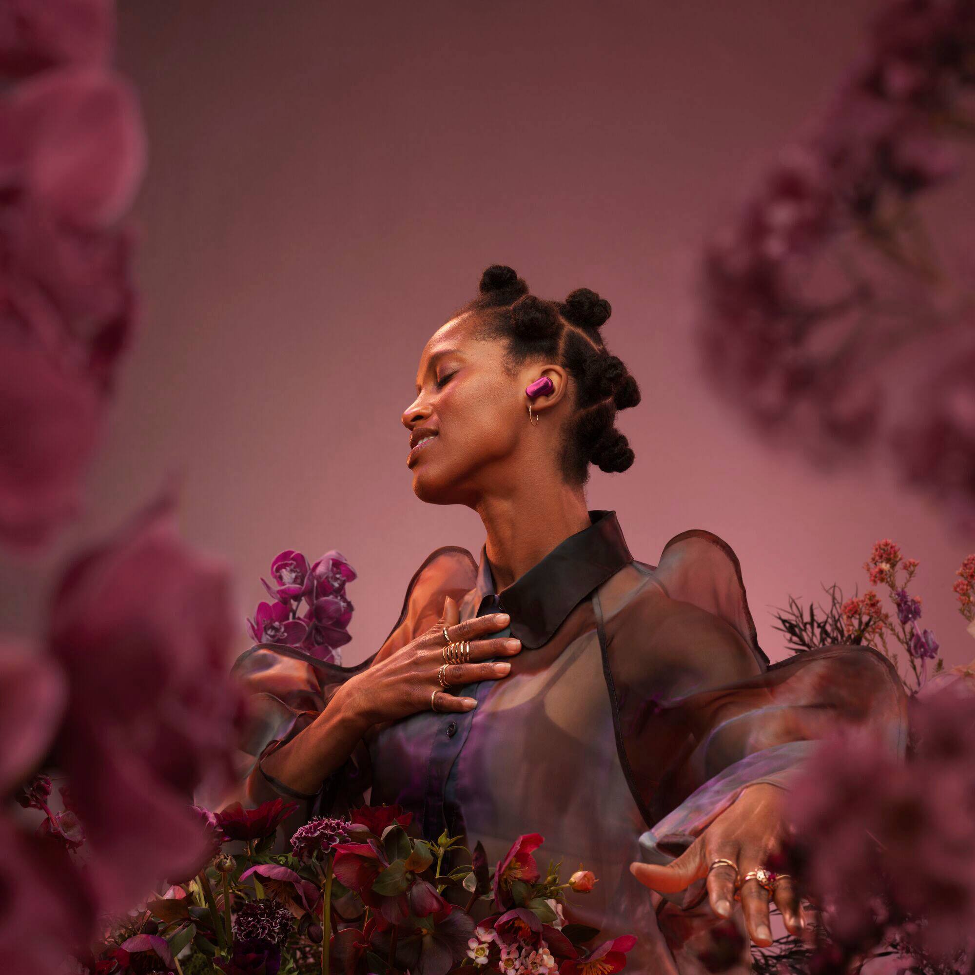 Alt View 4. Bose - QuietComfort Ultra (2nd Gen) True Wireless Noise Cancelling In-Ear Earbuds - Deep Plum.