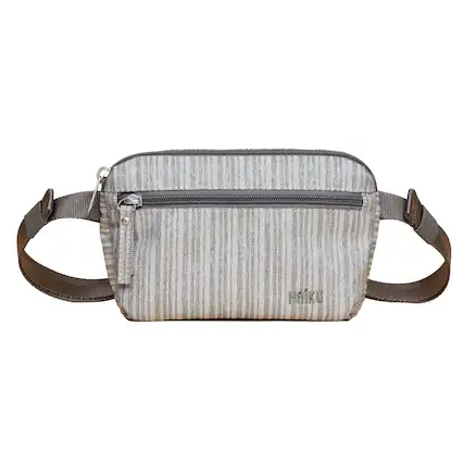Front. Haiku - Haiku Hopper waistpack or crossbody sling - Gray Poplar.