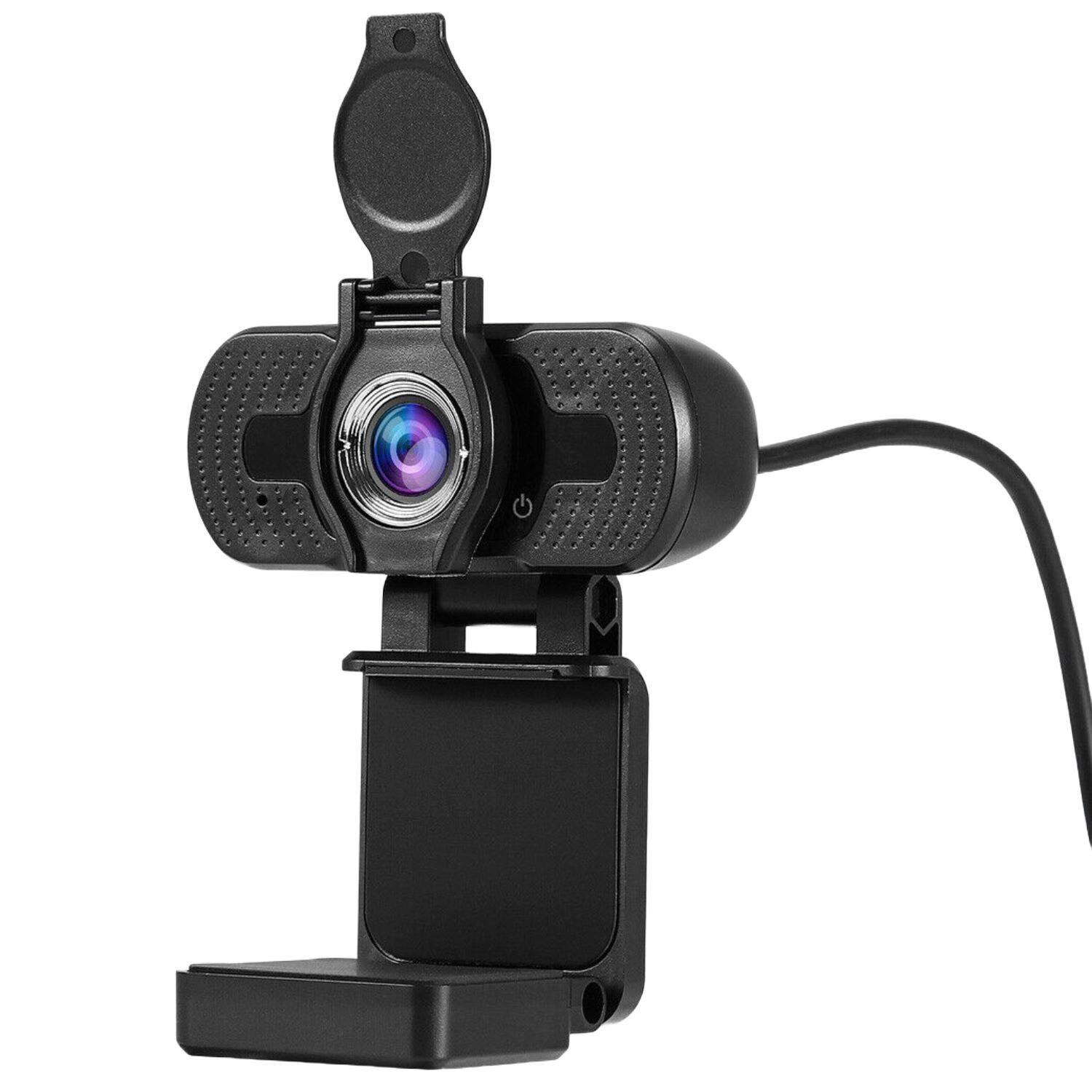 Left. Sanoxy - Sanoxy 1080P USB Webcam with Privacy Cover and Noise-Canceling Microphone.