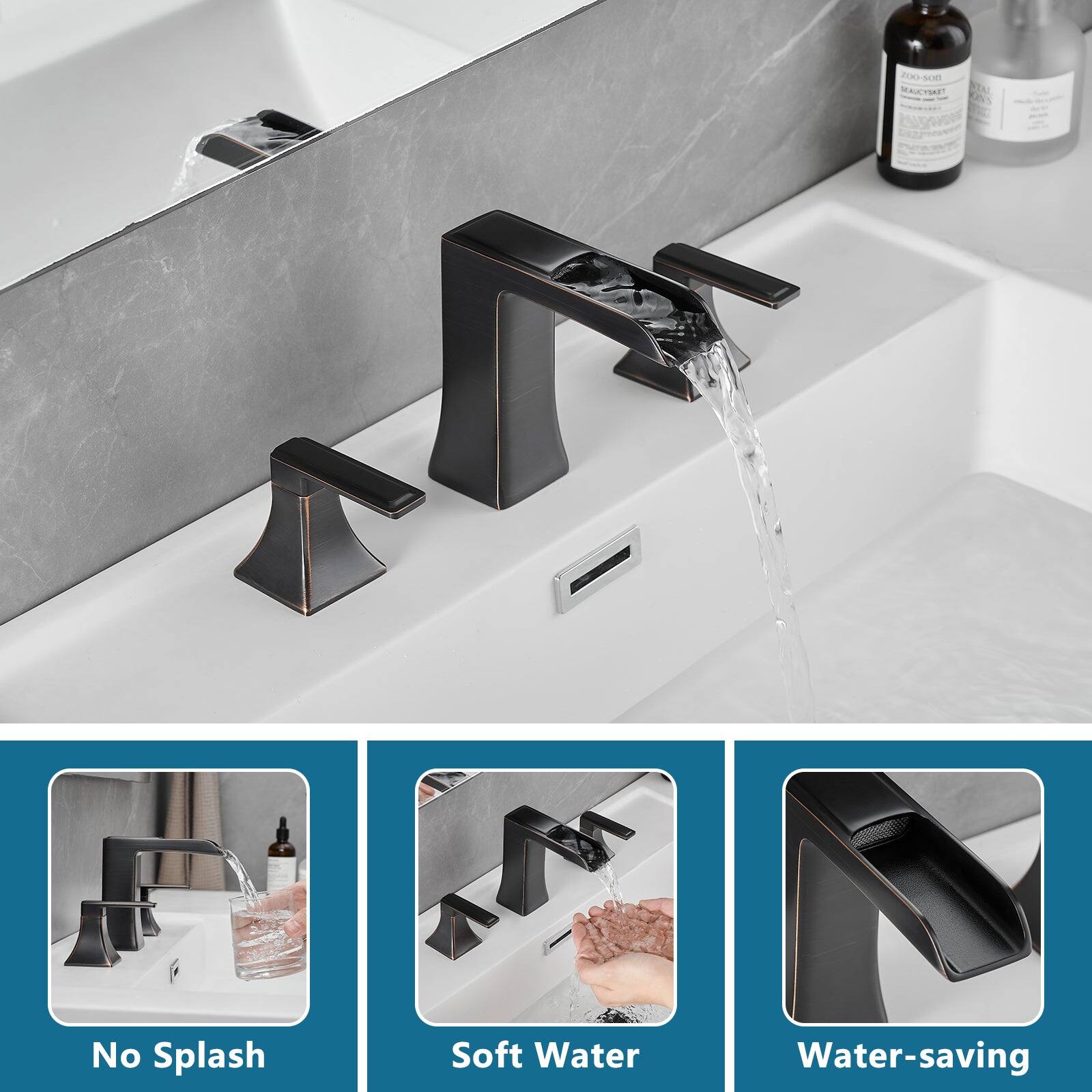 2W SLE MAUCTSRET NEN KNS

No Splash Soft Water Water-saving

No Splash

Soft Water

Water-saving