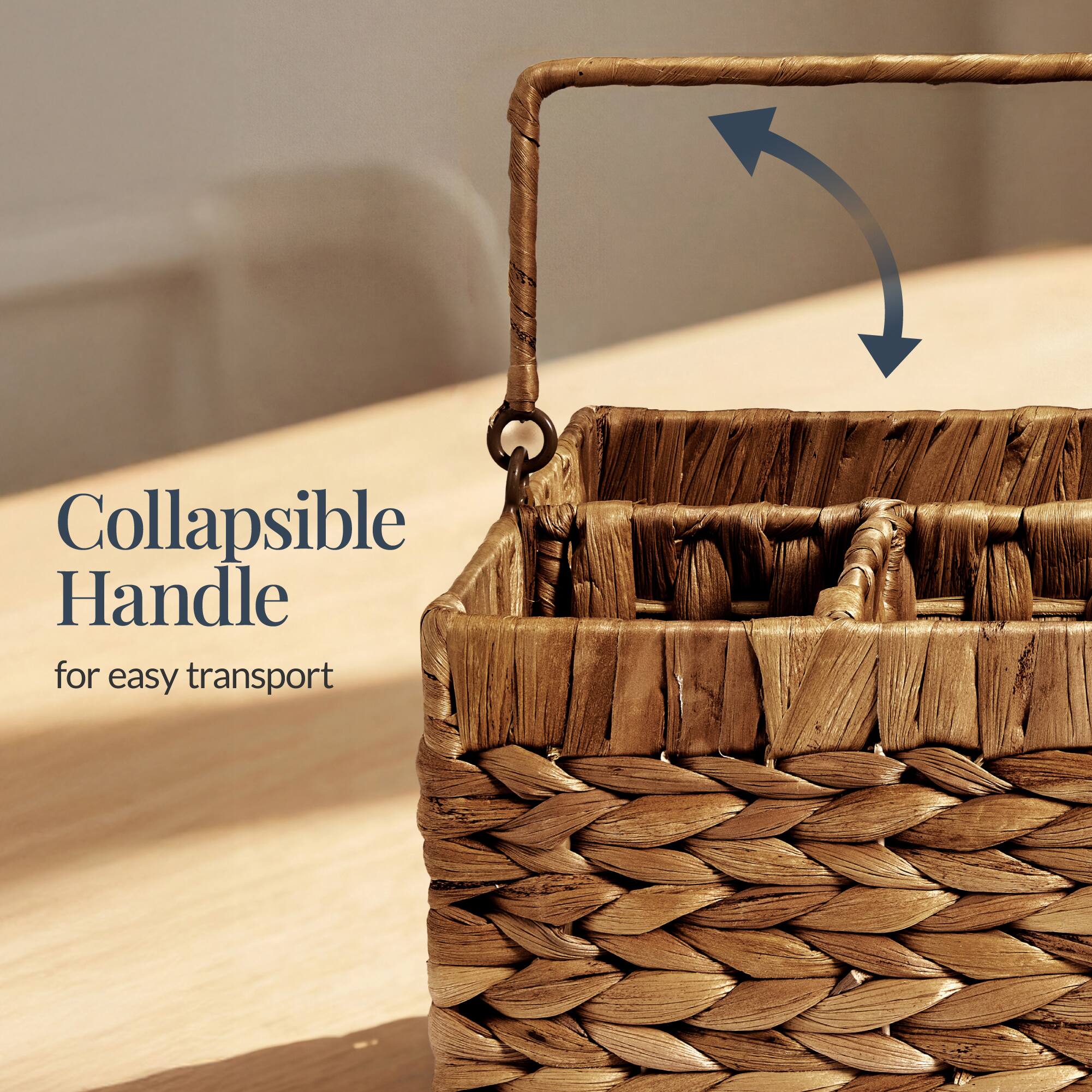 Collapsible Handle for easy transport
