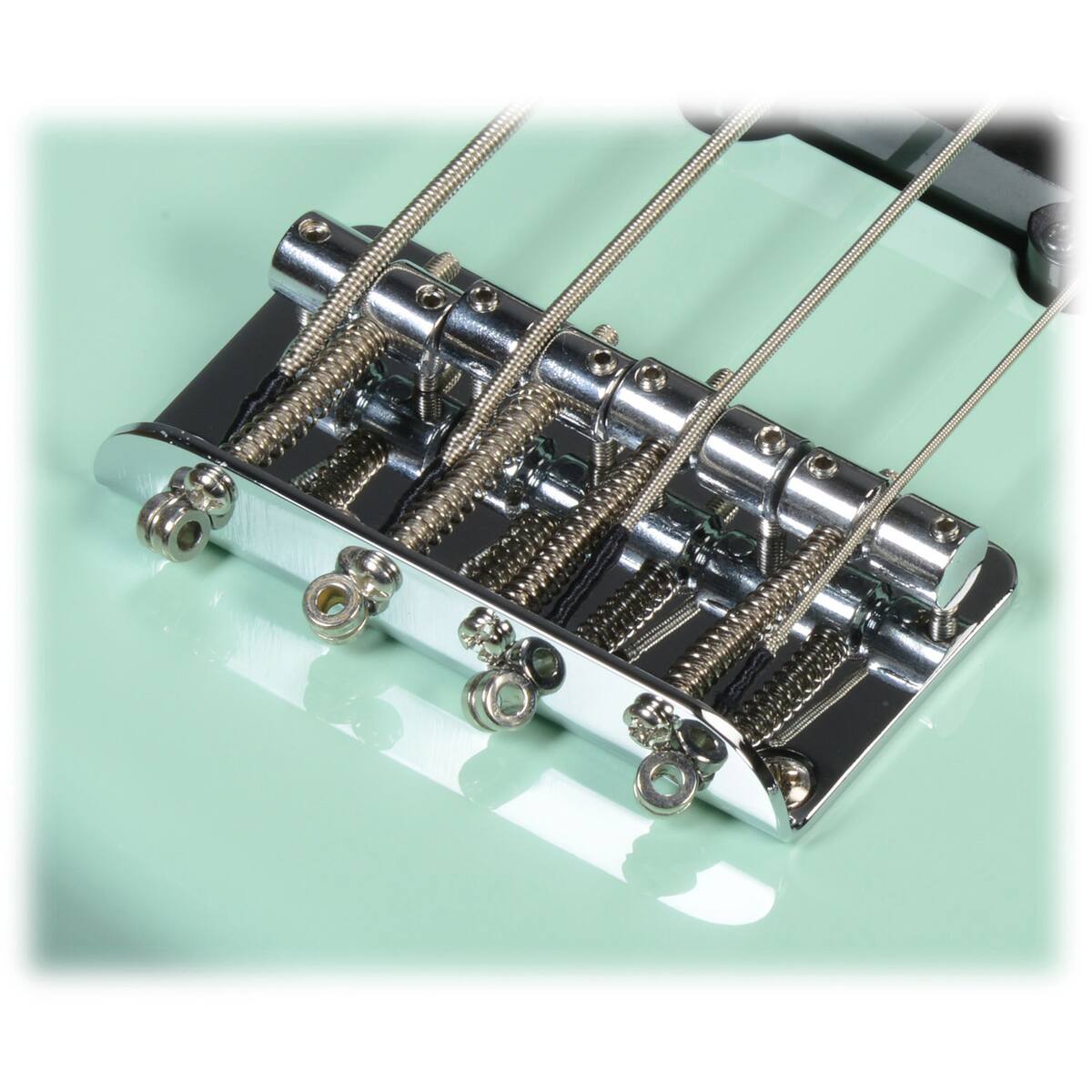 Alt View 2. Ibanez - Ibanez Talman Series TMB100 Electric Bass Guitar, Rosewood Fretboard, Mint Green.
