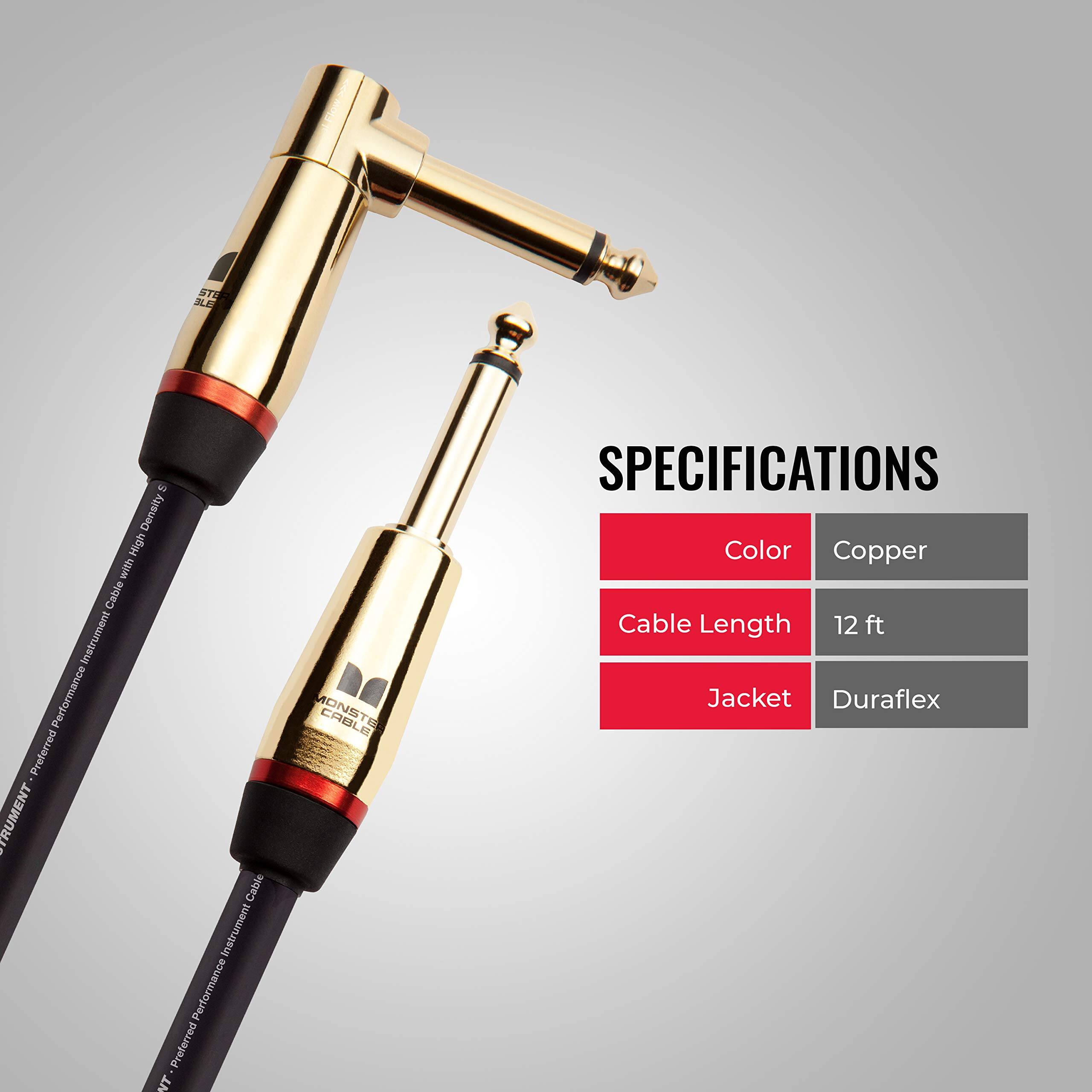 NTA ILE S Denaity High with Coble Instrument Performance Preferred  
INSTRUMENT CABLE  
SPECIFICATIONS  
Color: Copper  
Cable Length: 12 ft  
Jacket: Duraflex
