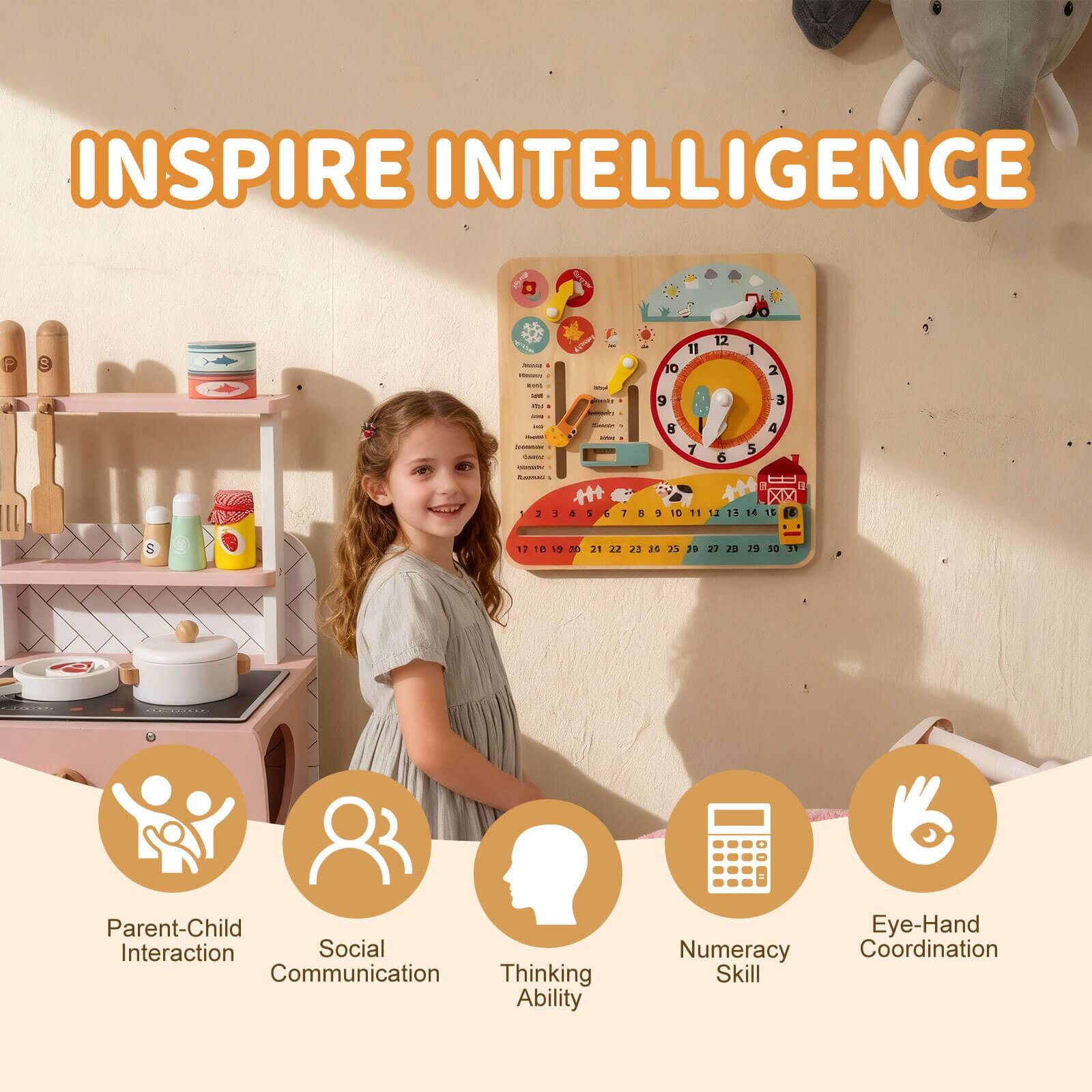 INSPIRE INTELLIGENCE

Parent-Child Interaction  
Social Communication  
Thinking Ability  
Numeracy Skill  
Eye-Hand Coordination