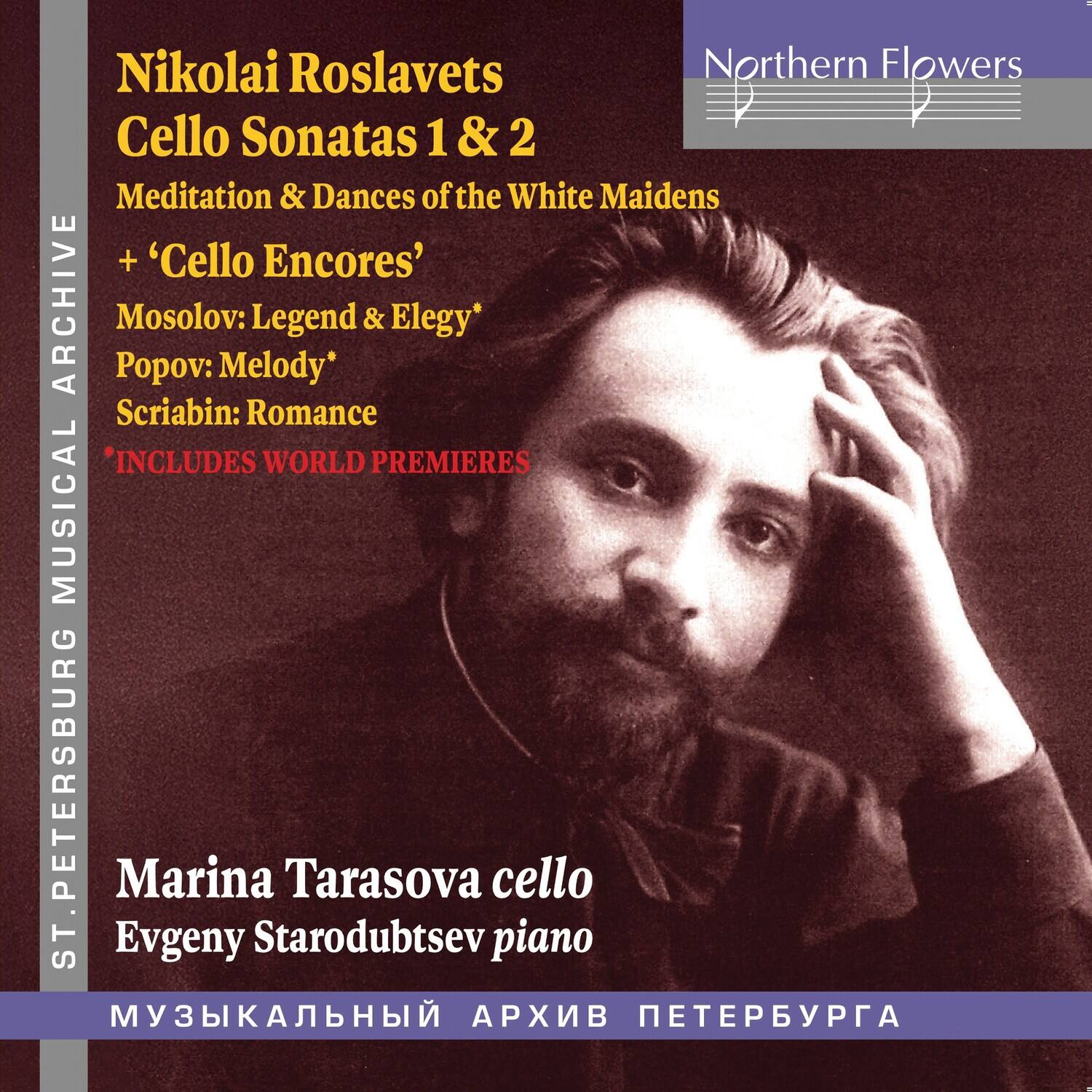 Marina Tarasova - Roslavets, Mosolov, Popov & Scriabin: Cello Works   - COMPACT DISCS [CD]