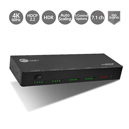 SIIG - 4x4 HDMI 2.0 4K HDR Matrix Switch with Cloud Control - Black price history on PriceWatchPro
