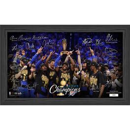 Highland Mint - Oklahoma City Thunder 2025 NBA Finals Champions 12" x 20" Signature Celebration Frame - Multicolor
