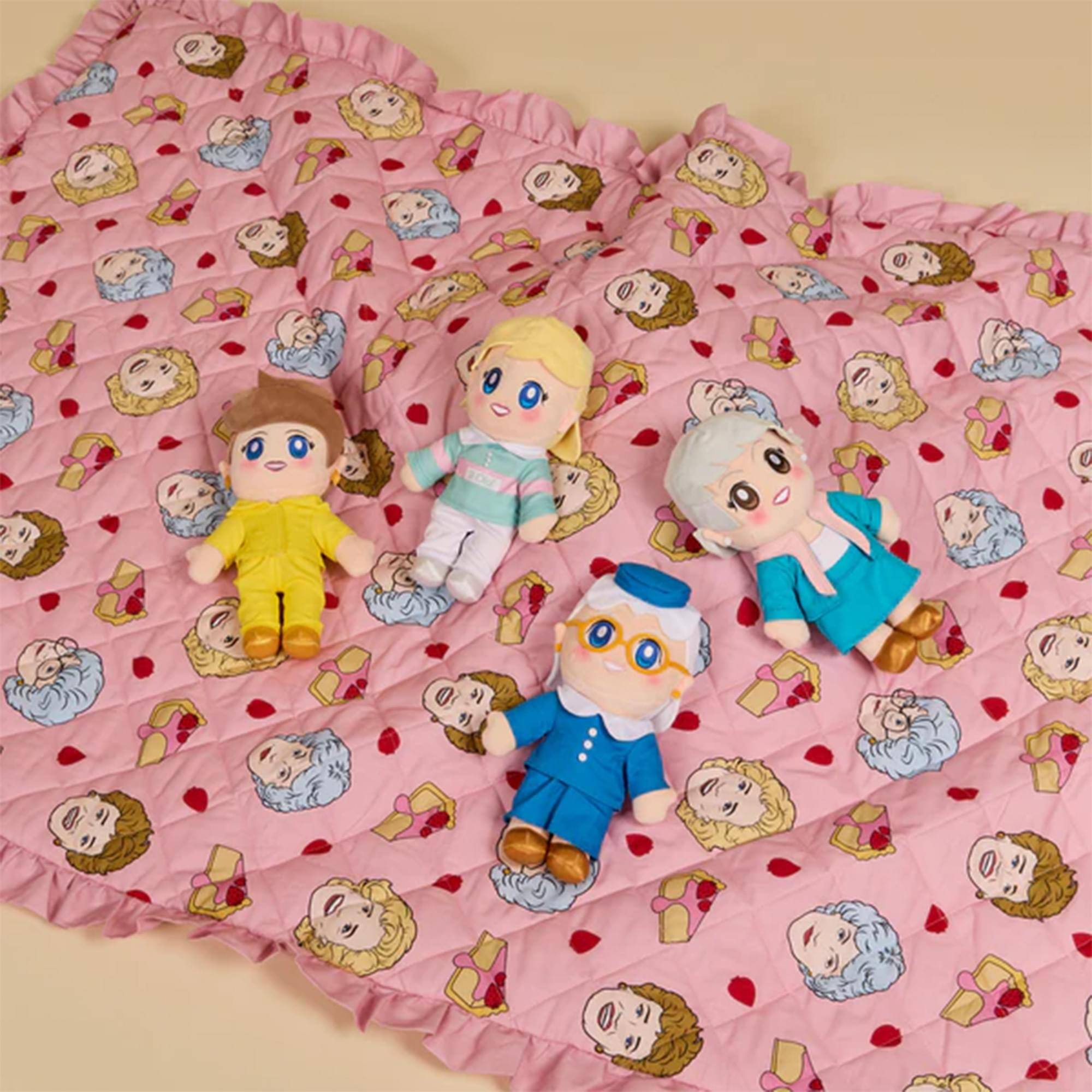 Alt View 5. Cakeworthy - The Golden Girls Rose 8-Inch Collector Plush - Multi-Colored.
