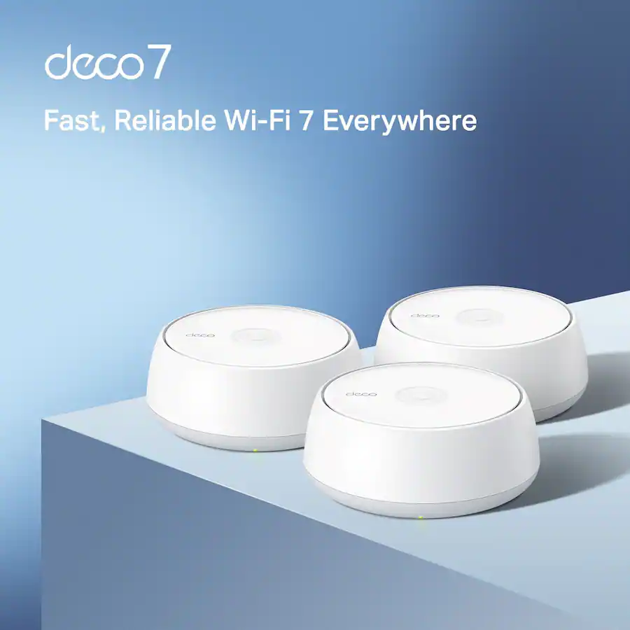 TP Link Deco 7 BE5000 Dual Band Wi Fi 7 Whole Home Mesh Router System ...