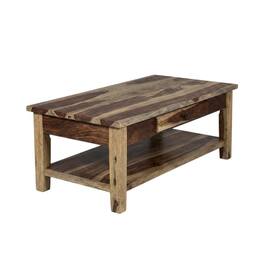 Porter Designs - Taos Solid Sheesham Wood Coffee Table - Natural
