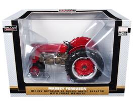 SpecCast Collectibles - Massey Ferguson 65 DieselMatic Narrow Front Tractor w/Front Weights Red w/Bronze "Classic Series" 1/16 Model by SpecCast