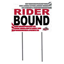 Jardine - Rider Broncs 18" x 24" Bound Yard Sign - White