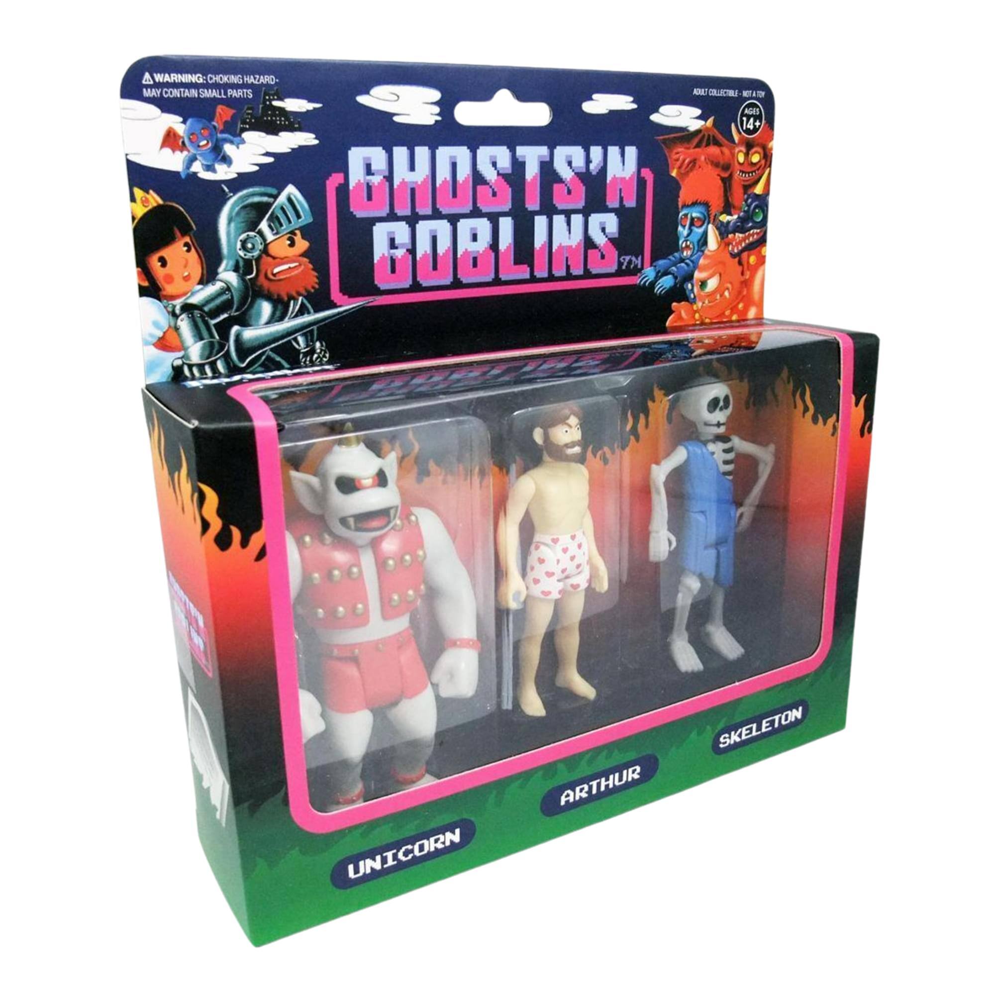 A WARNING: CHOKING HAZARD - MAY CONTAIN SMALL PARTS

GHOSTS'N GOBLINS™

UNICORN ARTHUR SKELETON