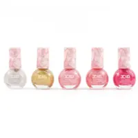 Make It Real - 3C4G: Pink & Gold: Glamorous Nail Polish Hexagon - 5 Bottles - Front_Zoom