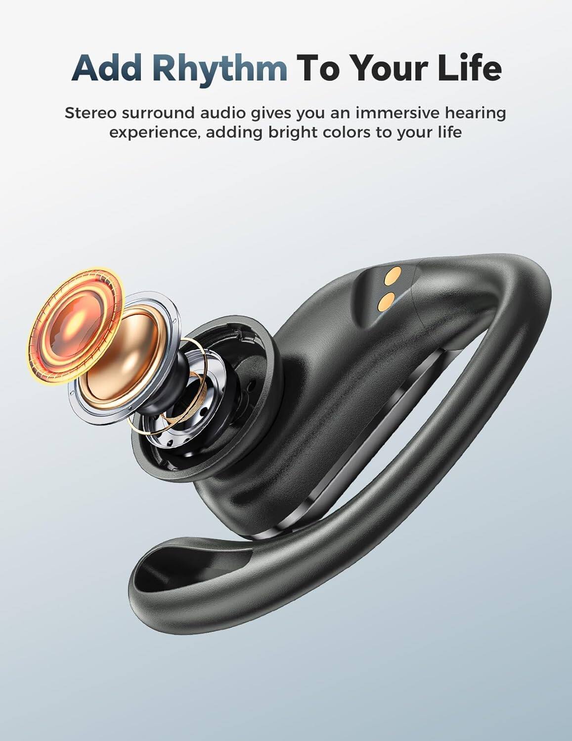 Add Rhythm To Your Life

Stereo surround audio gives you an immersive hearing experience, adding bright colors to your life