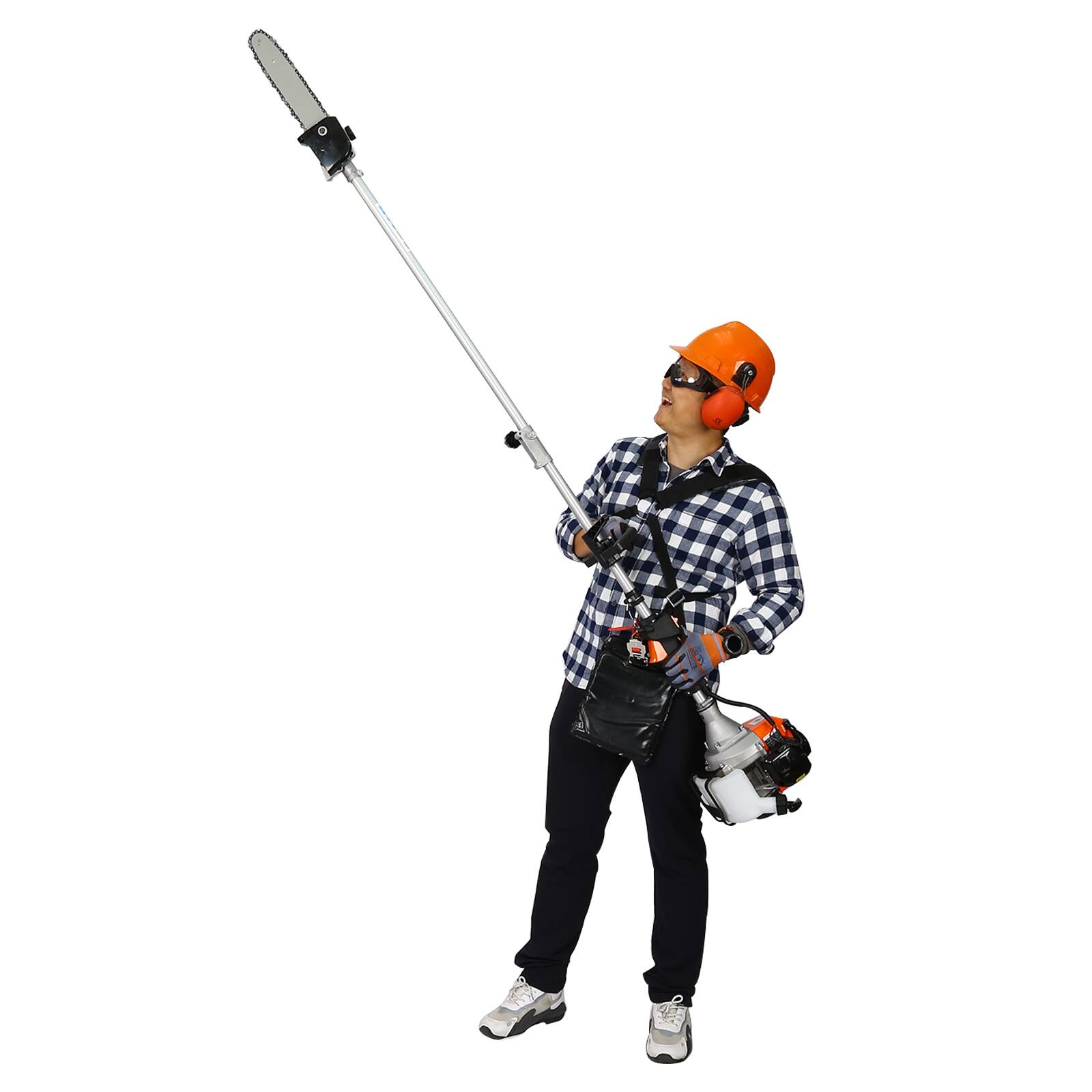 Alt View 4. LOVMOR - 56CC 2 Cycle 5 In 1 Multi Functional Garden Tool System EPA Compliant.