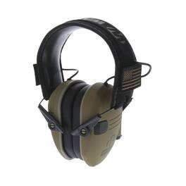 Walkers - Walker's Game Ear Razor Slim Electronic Muff with Omnidirectional Mic (ODG) - Olive Green