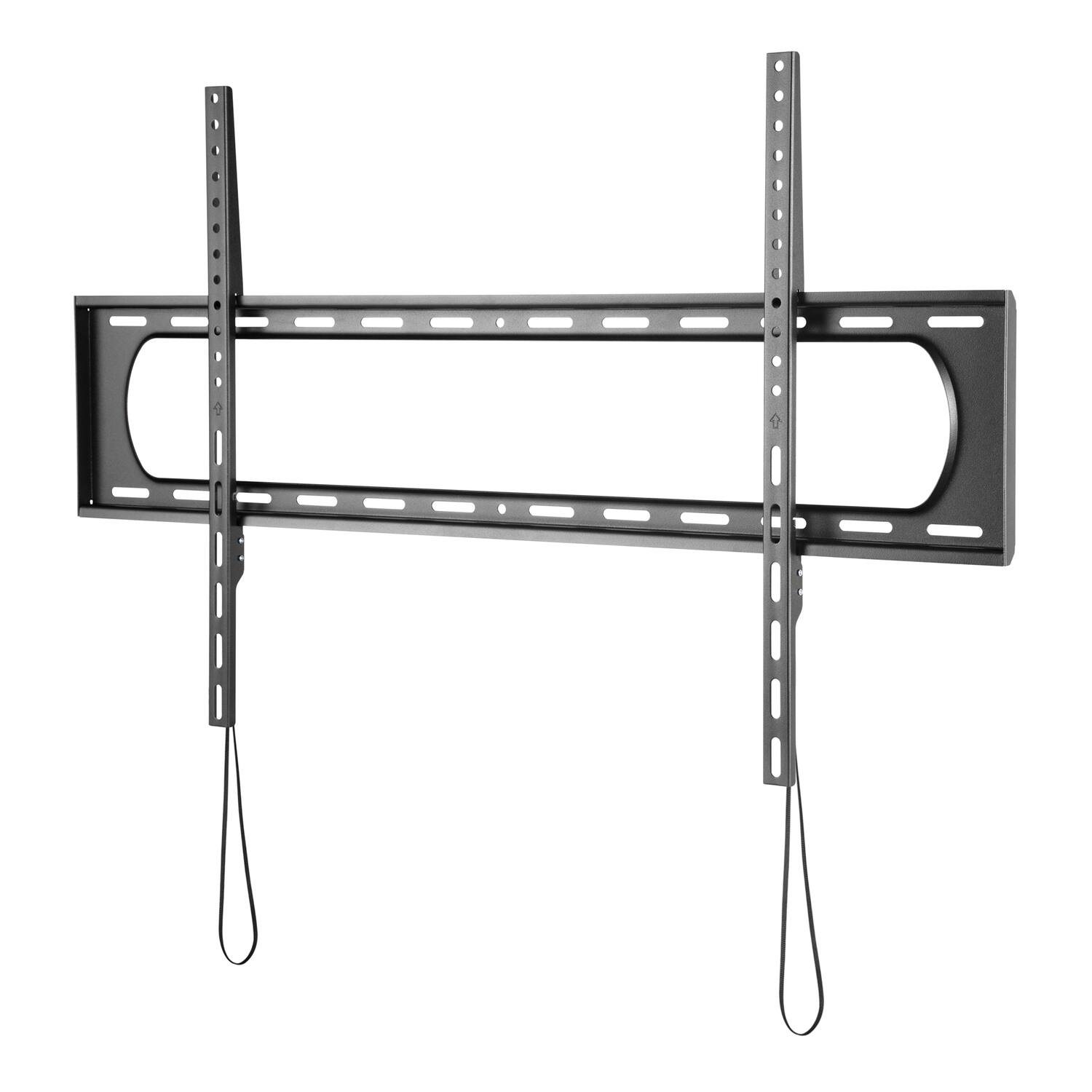 Back. Stanley - Stanley Tlh-120f Pro Diy Series 60-in. To 120-in. Fixed Flat Panel Tv Wall Mount, Tlh-120f - Black.