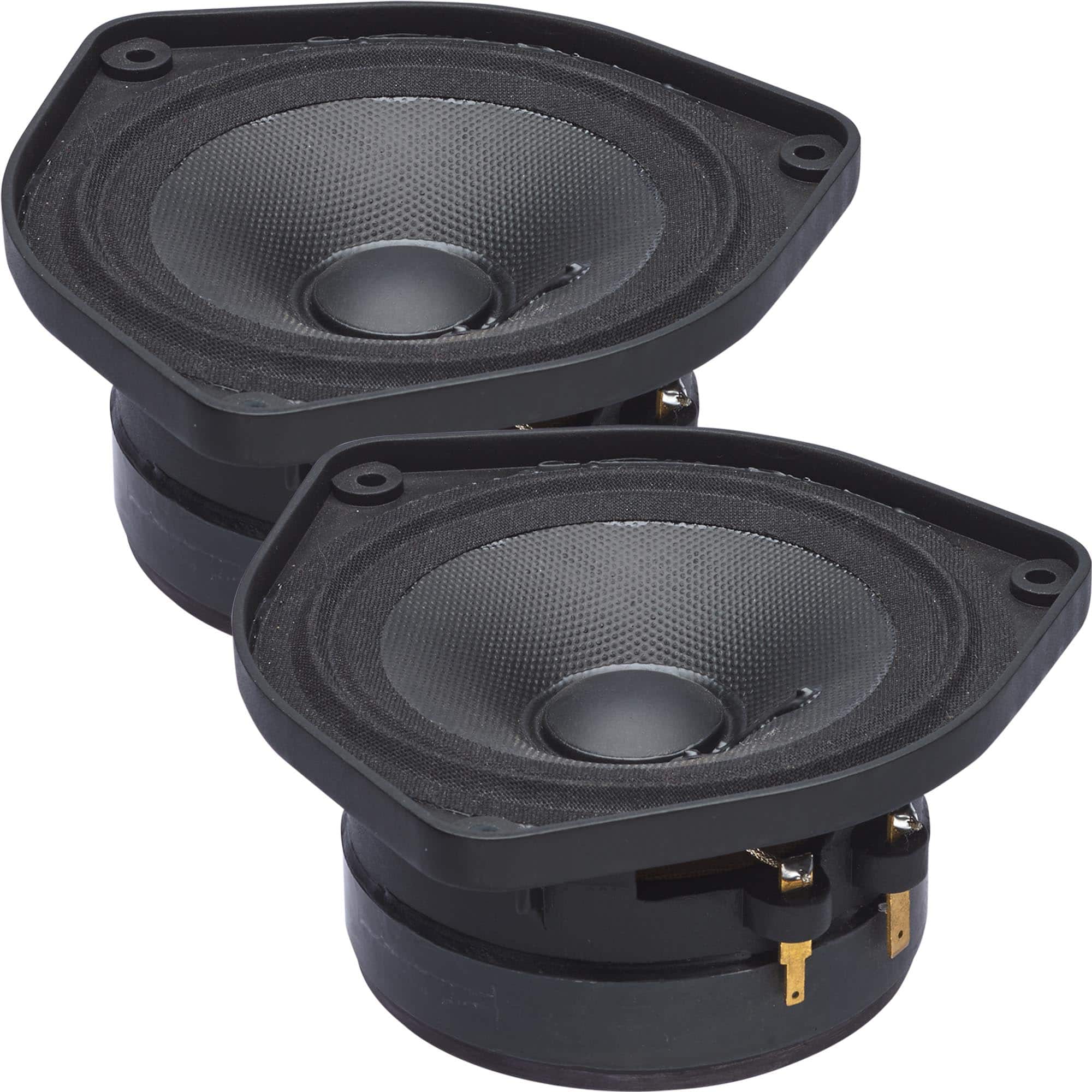 Powerbass - OE-400 - 4" Mid Range Speakers 40Wrms / 120Wmax (2-Ohm) - Pair - Black/Gray