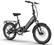 Alt View 12. OKAI - FlexMov EBF10 Foldable Electric Bike w/ 59 Miles Max Operating Range & 20 MPH Max Speed - Black.