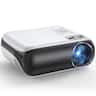 Happrun - 1080P Projector Portable Bluetooth Outdoor Movie Projector Full HD Keystone Correction - Black