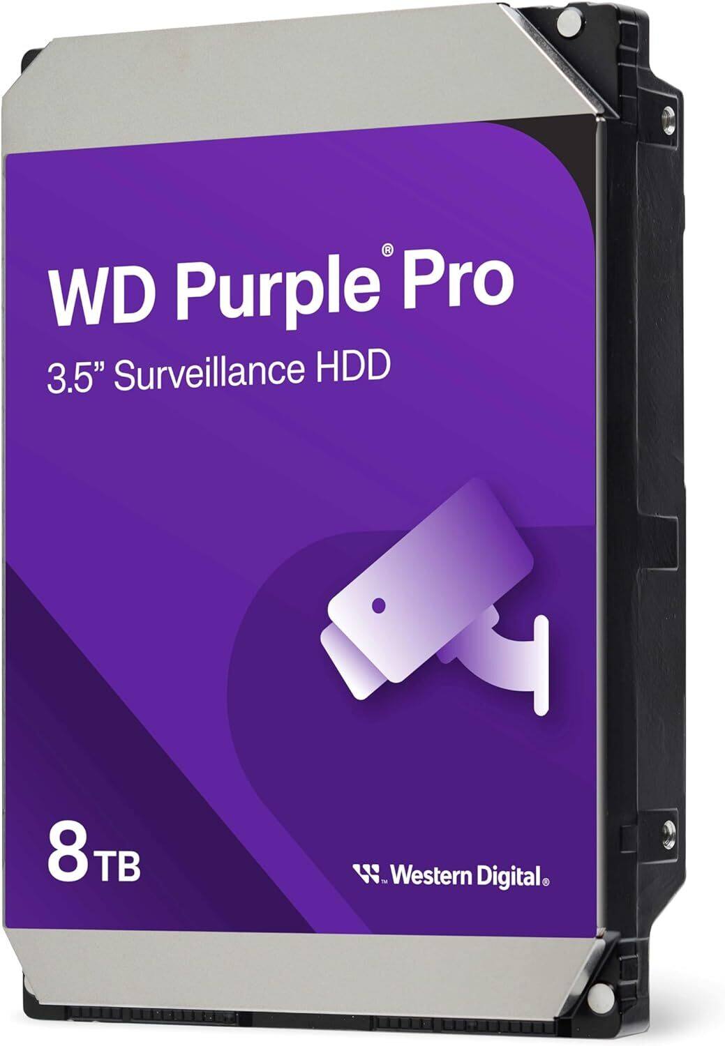 WD Purple Pro 3.5" Surveillance HDD 8TB Western Digital