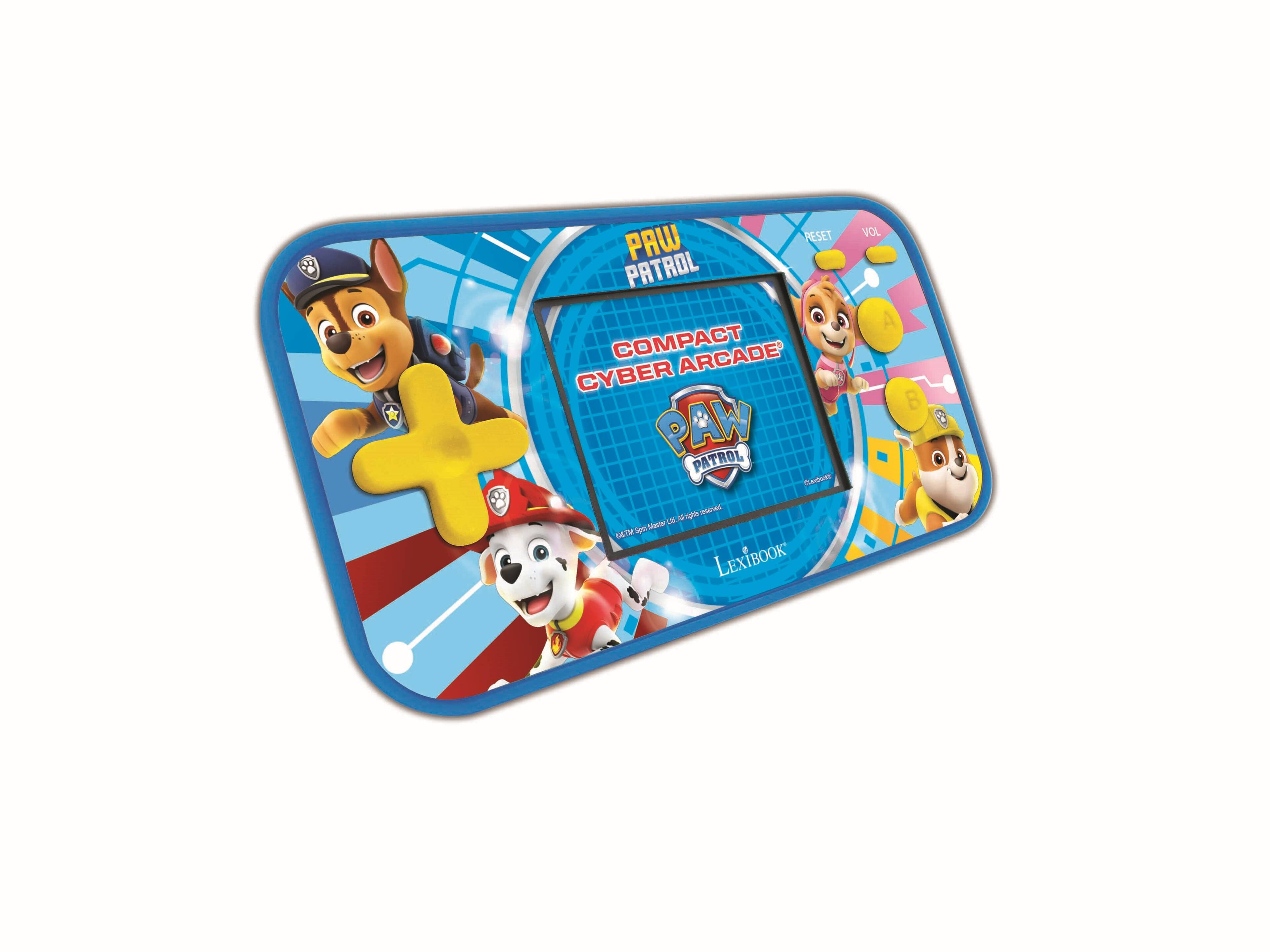 PAW PATROL COMPACT CYBER ARCADE  
PAW PATROL ALAD 1 - Ls A 1pe Mester CAM I LEXIBOOK  
VOL A B