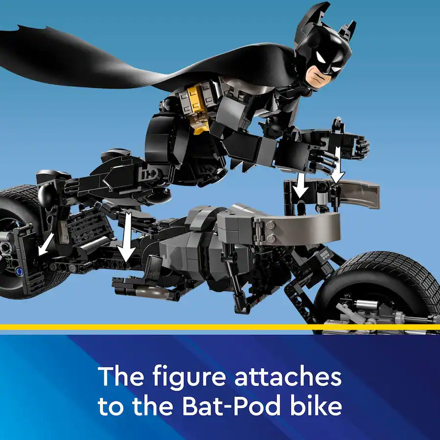LEGO DC Batman: Batman Construction Figure the Bat Pod Bike