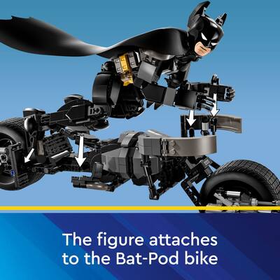 LEGO DC Batman: Batman Construction Figure & the Bat Pod Bike LEGO DC Batman: Batman Construction Figure & the Bat Pod Bike