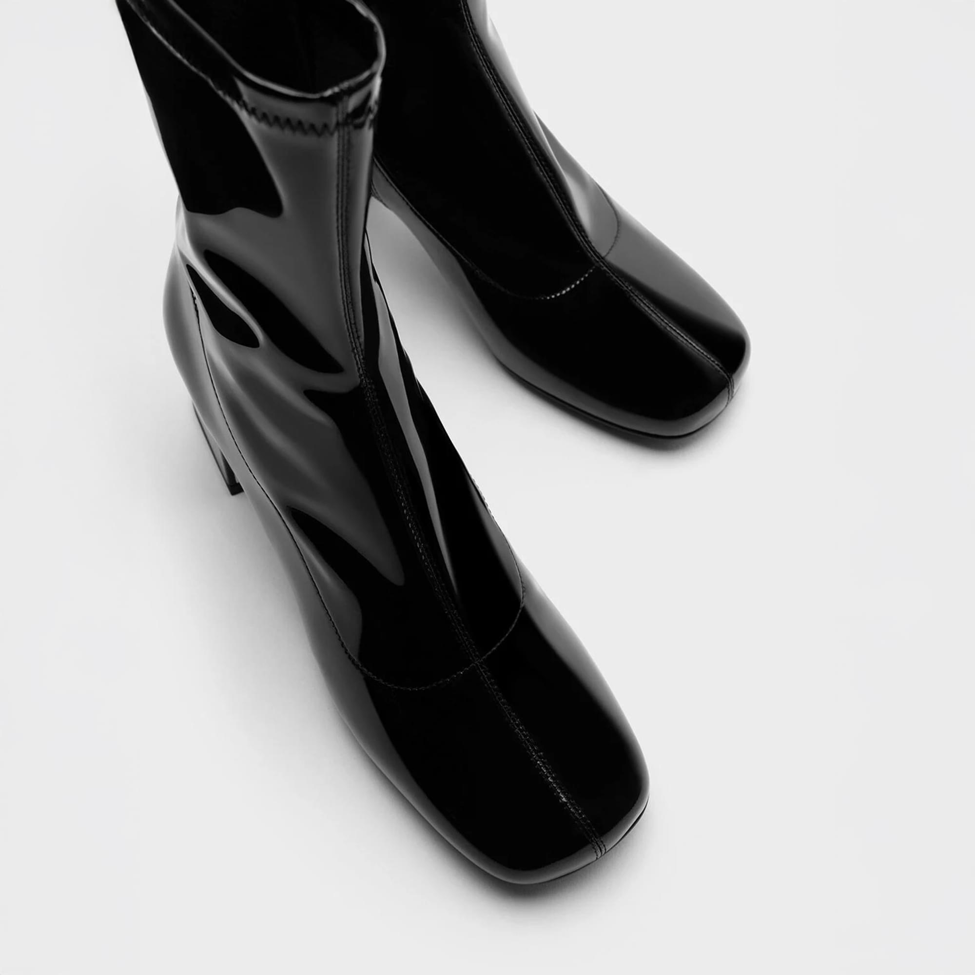 Alt View 2. Ellie Shoes - 1.75 Inch Heel Black Costume Gogo Boots | Child X-Small - Black.