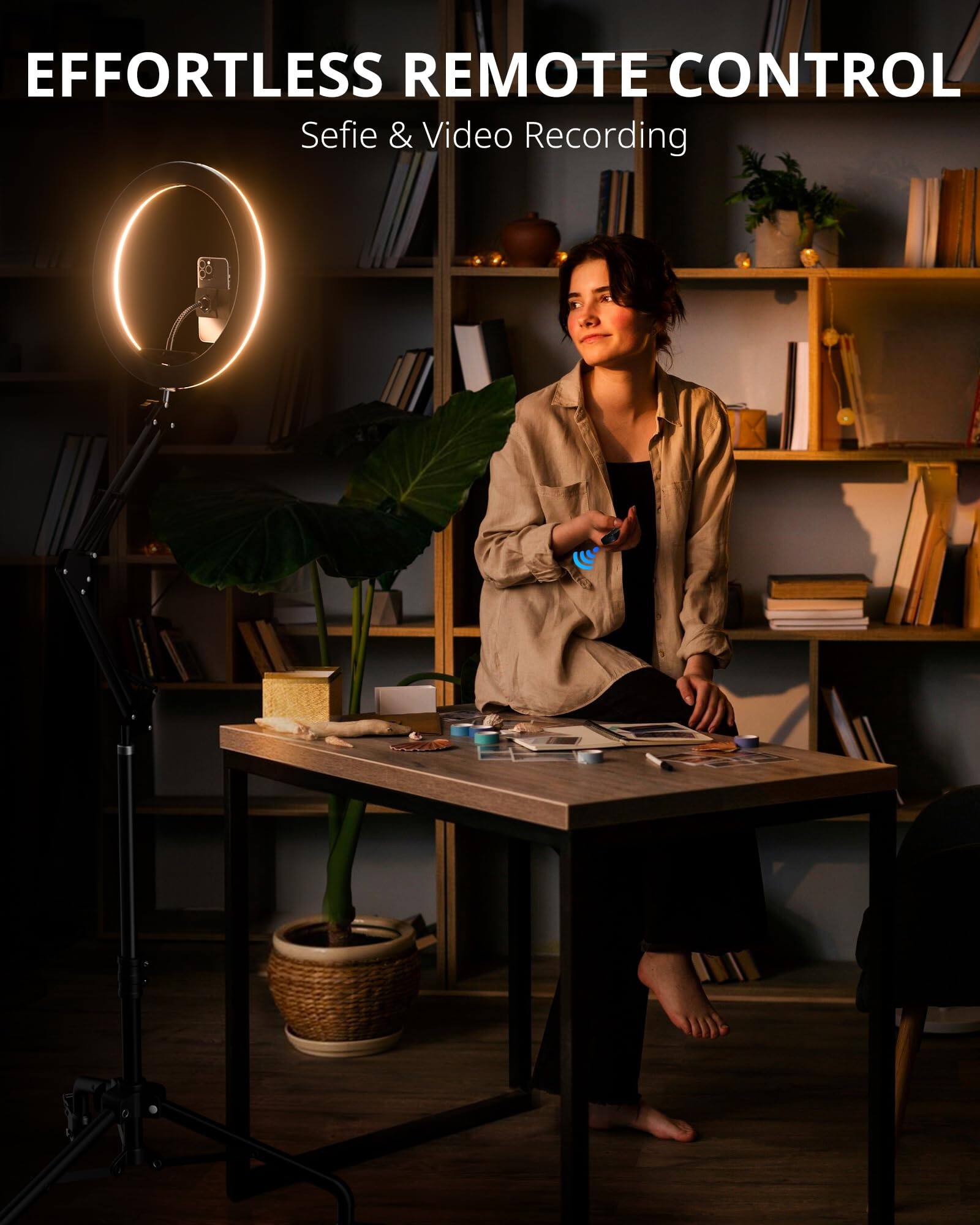 EFFORTLESS REMOTE CONTROL  
Selfie & Video Recording